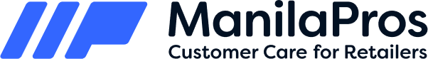 ManilaPros footer logo, customer care for retailers