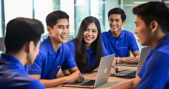 mp how it works step 3, our customer care Pros work together to delight retail customers